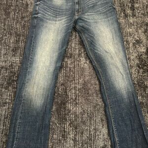 Levi's Men's Faded Blue Bootcut Jeans